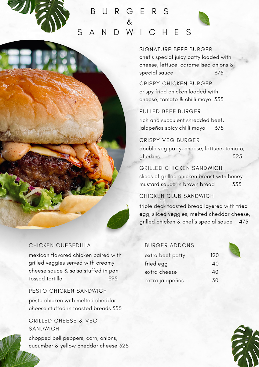 Menu - Poems Cafe photo 1