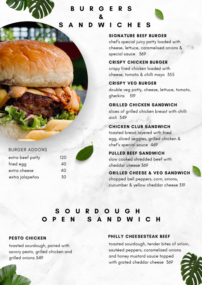 Menu - Poems Cafe photo 2