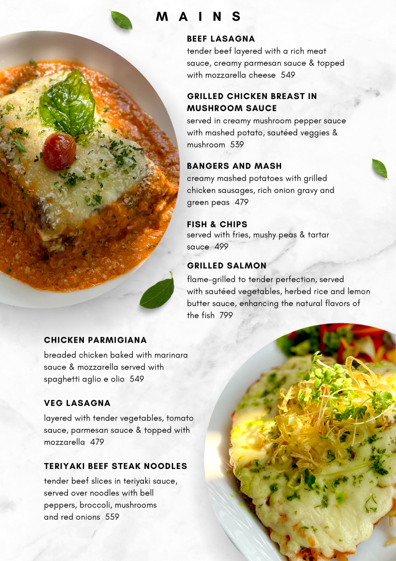 Menu - Poems Cafe photo 4